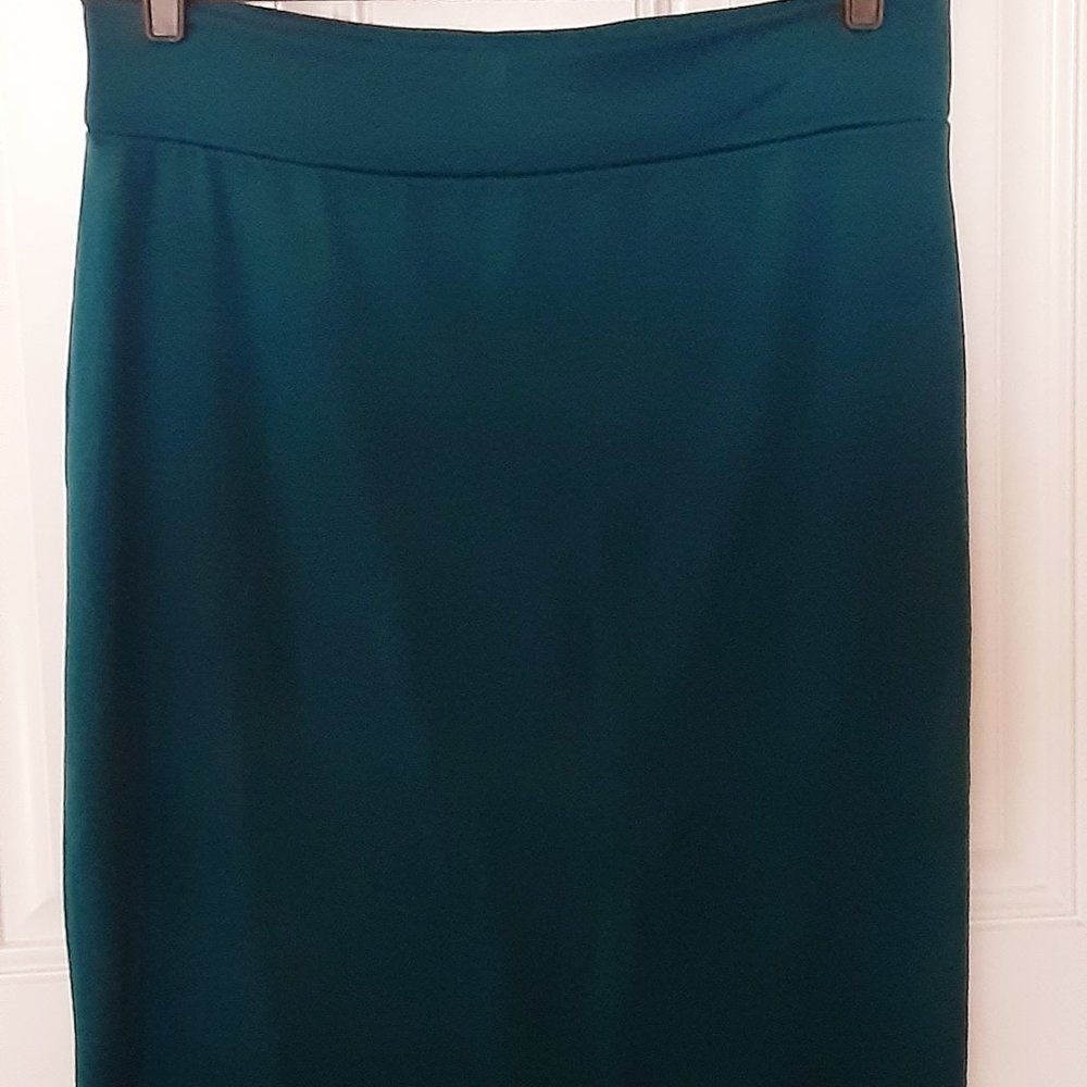 Knit Teal Skirt